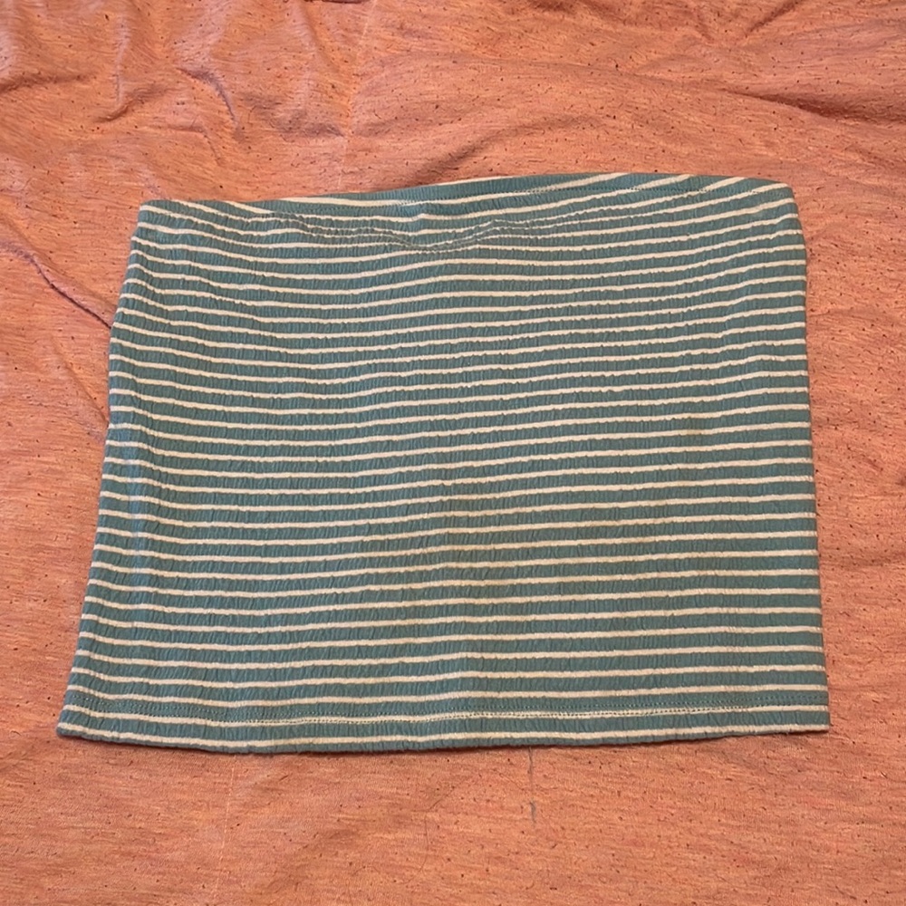 Striped tube top